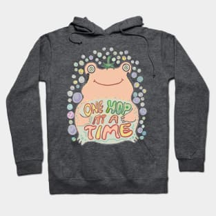 One Hop At A Time Bubble Frog Hoodie